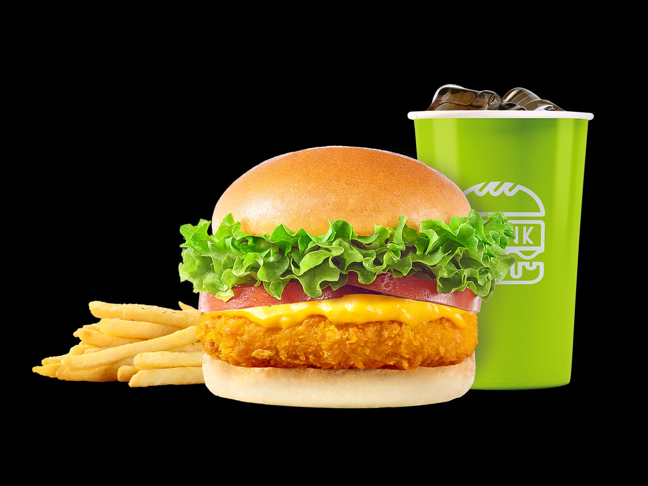シュリンプバーガー セット
