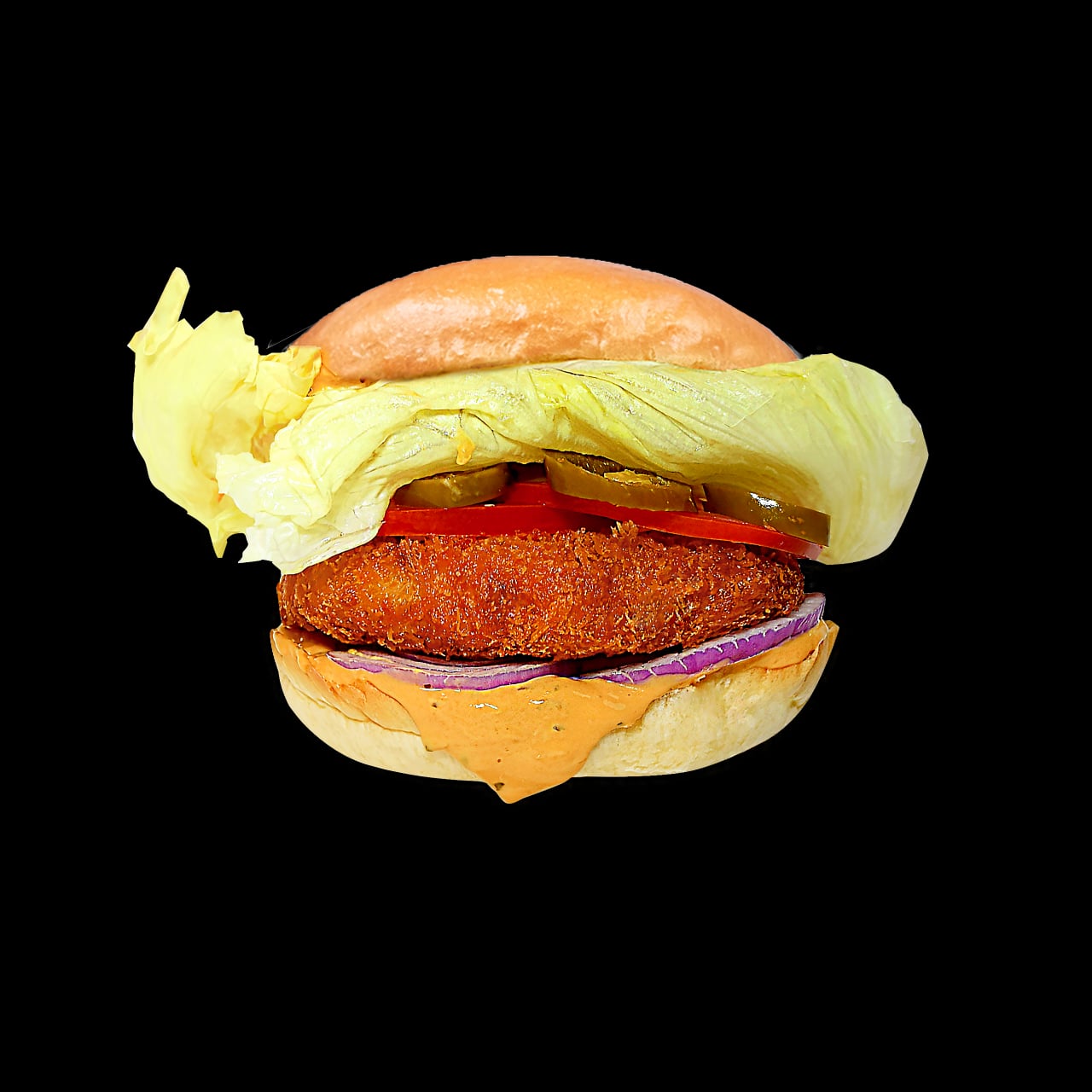 皆で食べちゃエビバーガー